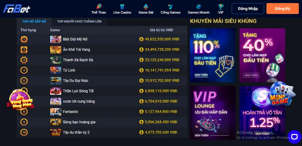 Hình ảnh các chương trình khuyến mãi và ưu đãi 69vn06 login